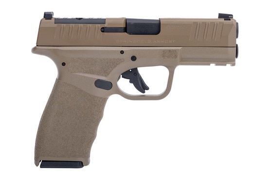 Springfield Armory Firstline Hellcat Pro osp compact 9mm pistol in FDE